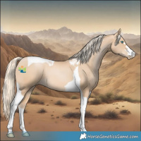 Horse Color:Palomino Pearl Tobiano 