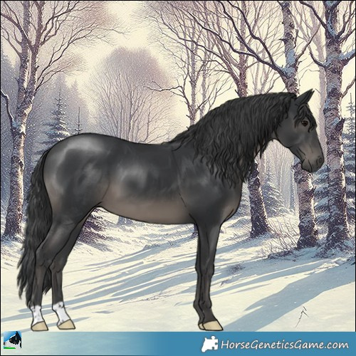 Horse Color:Black 