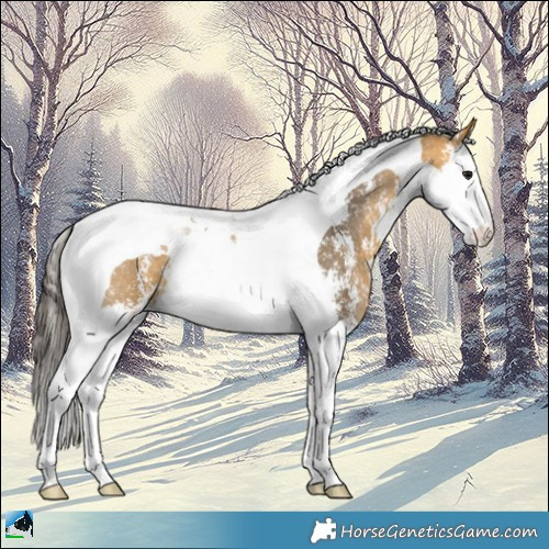 Horse Color:Buckskin Sabino Splash Tobiano 