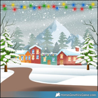 Horse Color:White Spotted Silver Bay