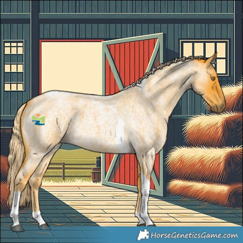 Horse Color:Palomino Roan Tobiano 