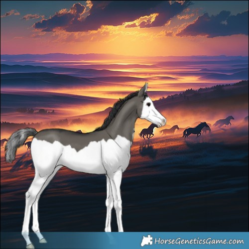 Horse Color:Grullo Splash 