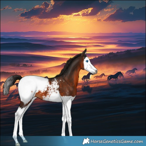 Horse Color:Gray Bay Splash Appaloosa 