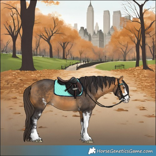 Horse Color:Buckskin Sabino