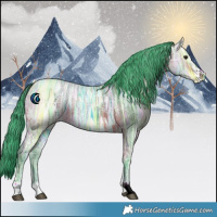 Horse Color:Watercolor Bay Ice 