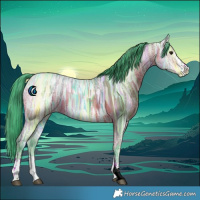 Horse Color:Watercolor Bay Ice