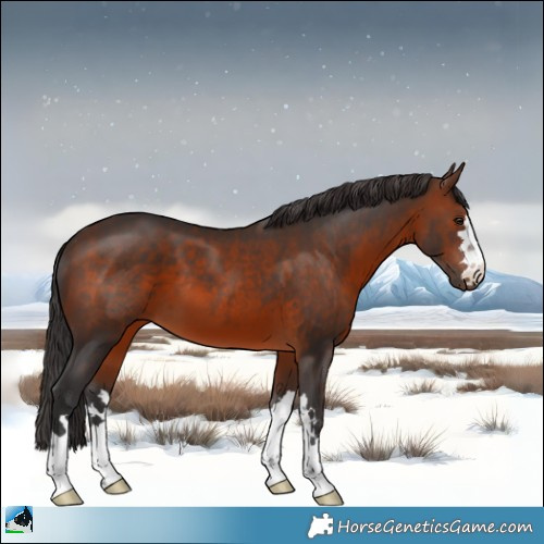 Horse Color:Brown Mushroom 
