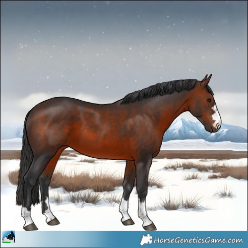 Horse Color:Brown Mushroom 