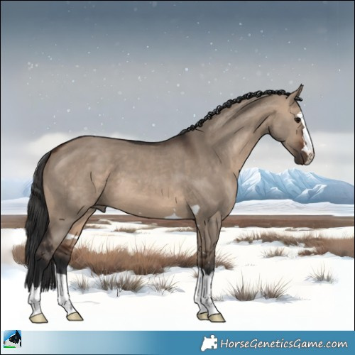 Horse Color:Brown Dun 