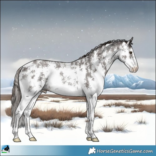 Horse Color:Liver Chestnut Sabino 