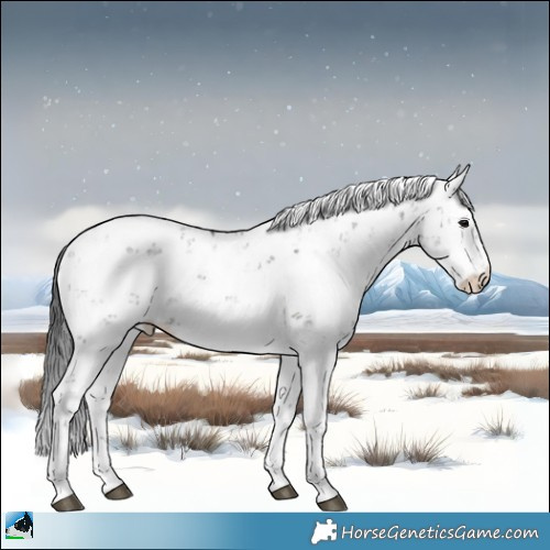 Horse Color:Grullo Mushroom Sabino 