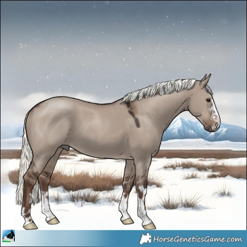 Horse Color:Liver Red Dun Mushroom 