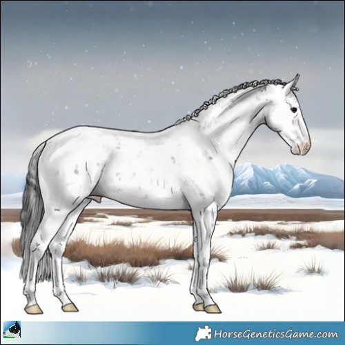 Horse Color:Black Sabino 