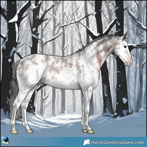 Horse Color:Brown Sabino Splash Varnish 