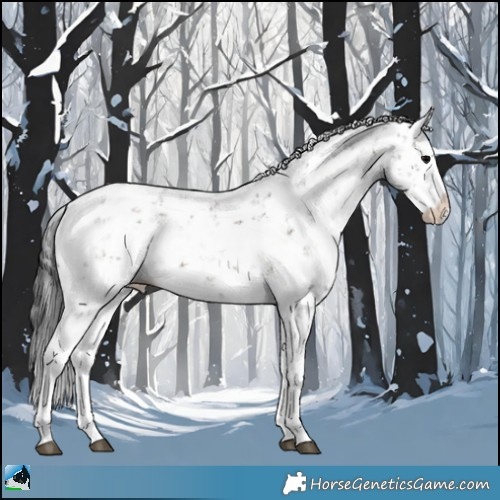 Horse Color:Brown Ice Onyx Sabino Splash 