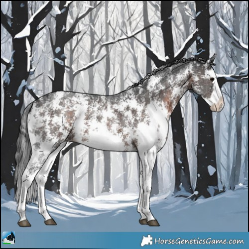 Horse Color:Brown Ice Sabino Splash 