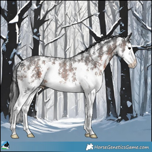 Horse Color:Brown Sabino Splash 
