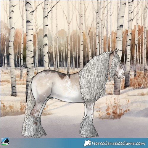 Horse Color:Liver Red Dun Onyx Mushroom Sabino Rabicano 