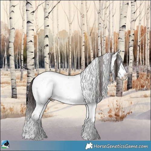 Horse Color:Sable Champagne Onyx Mushroom Sabino Brindle 