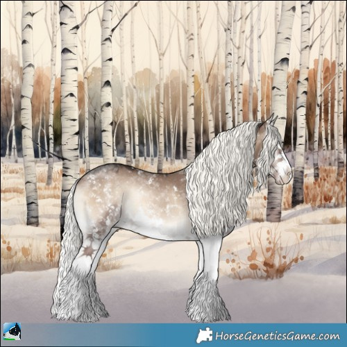 Horse Color:Liver Red Dun Onyx Mushroom Sabino Splash Rabicano 