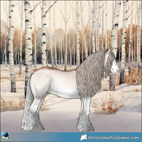 Horse Color:Gold Champagne Onyx Mushroom Splash 