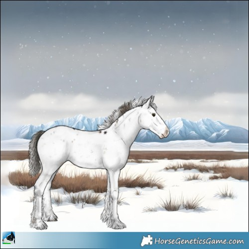 Horse Color:Liver Red Dun Mushroom Sabino Rabicano 