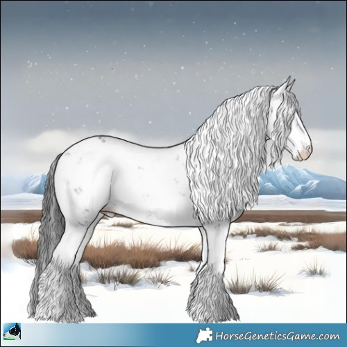 Horse Color:Brown Dun Mushroom Sabino Rabicano 