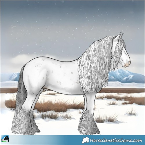 Horse Color:Brown Dun Mushroom Sabino Rabicano 