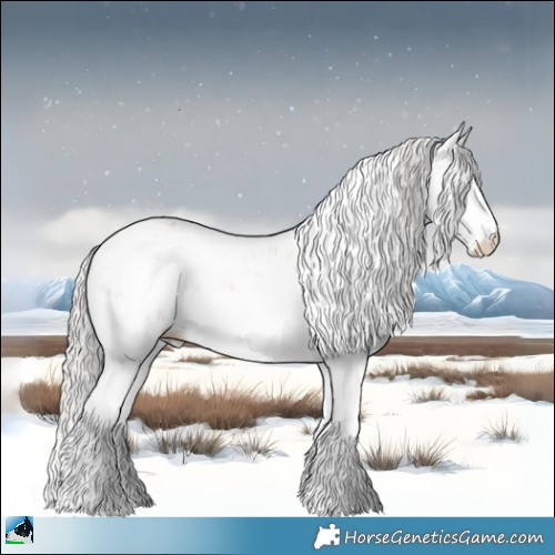 Horse Color:Gold Champagne Dun Mushroom Sabino Rabicano 