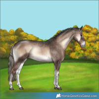 Horse Color:Liver Red Onyx Mushroom Tobiano 