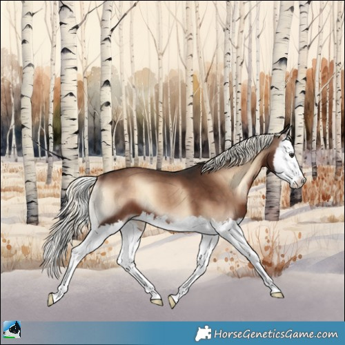 Horse Color:Liver Red Onyx Mushroom Splash 