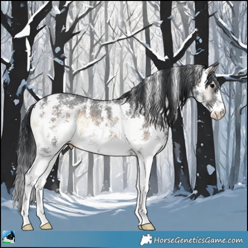 Horse Color:Brown Onyx Sabino 