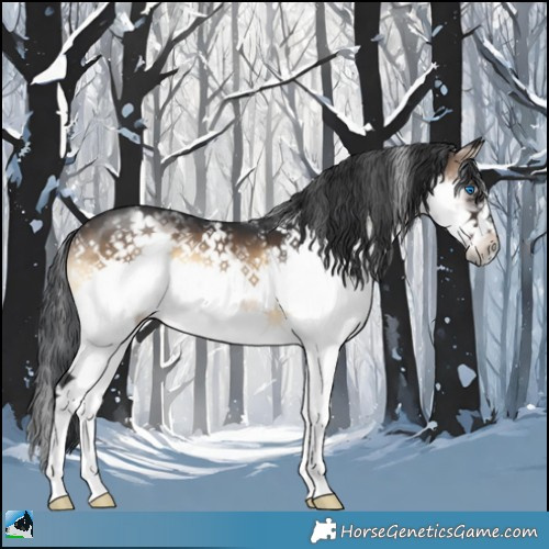 Horse Color:Brown Onyx Sabino Frame 
