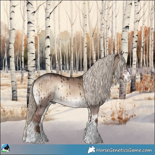 Horse Color:Liver Red Dun Onyx Mushroom Sabino Brindle 