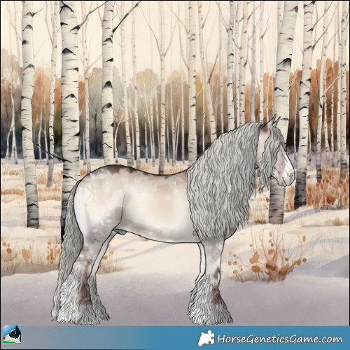 Horse Color:Liver Red Dun Ice Onyx Mushroom Sabino Rabicano 