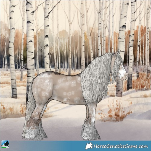 Horse Color:Liver Red Dun Ice Mushroom Sabino 