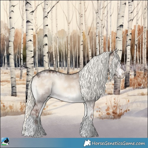 Horse Color:Liver Red Dun Ice Onyx Mushroom Sabino Rabicano 