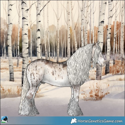 Horse Color:Liver Red Dun Ice Onyx Mushroom Sabino Rabicano Brindle 