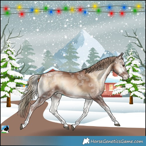 Horse Color:Liver Red Onyx Ice Pearl 