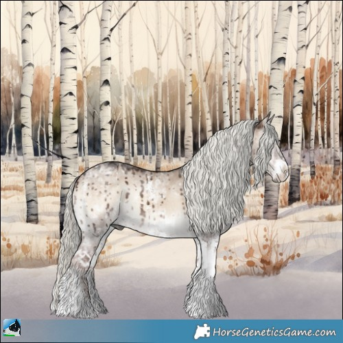 Horse Color:Liver Red Dun Ice Onyx Mushroom Sabino Rabicano Brindle 