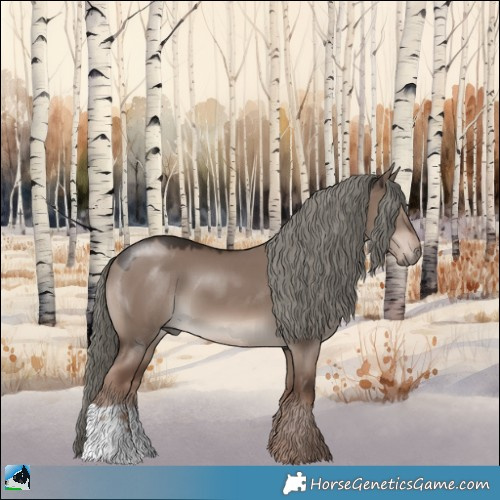 Horse Color:Liver Red Dun Mushroom 