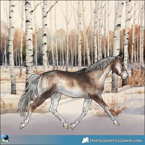 Horse Color:Liver Red Onyx Mushroom Sabino 