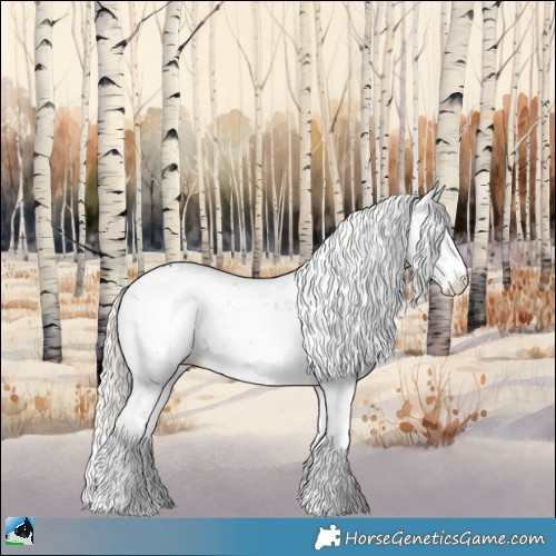 Horse Color:Liver Red Onyx Ice Mushroom Sabino Rabicano 