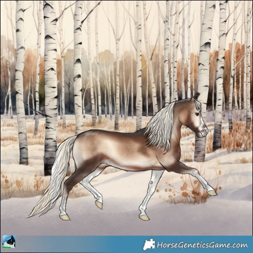 Horse Color:Liver Red Onyx Mushroom 