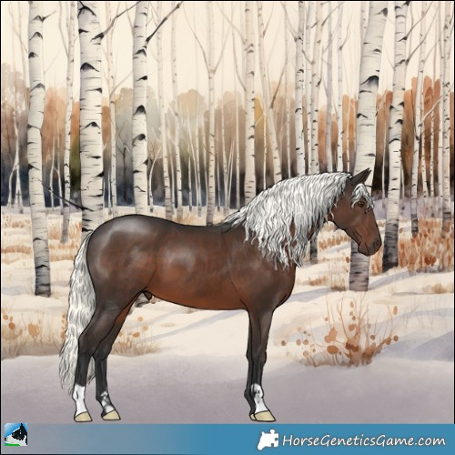 Horse Color:Liver Chestnut Mushroom 