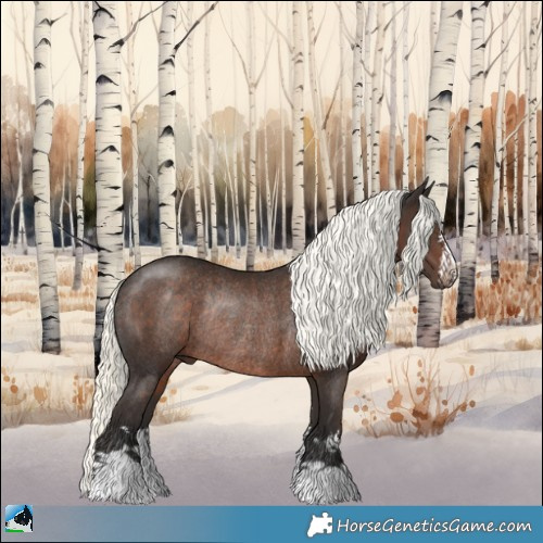 Horse Color:Liver Chestnut Mushroom Rabicano 