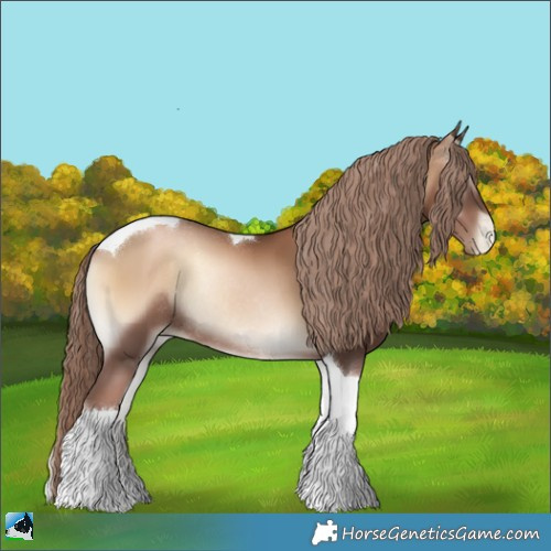 Horse Color:Liver Red Onyx Pearl Tobiano Rabicano 