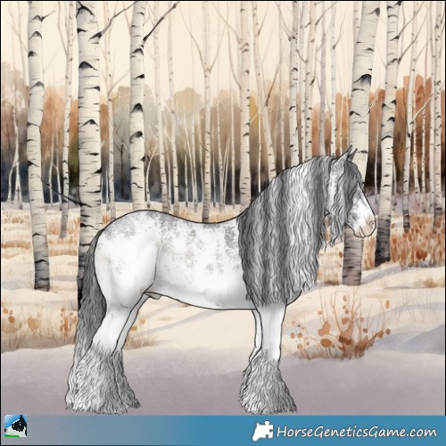 Horse Color:Blue Onyx Sabino 