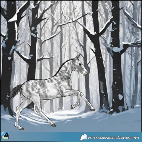 Horse Color:Black Sabino Rabicano 