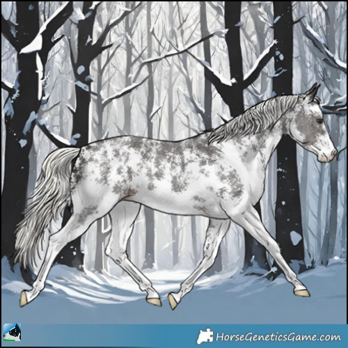 Horse Color:Liver Chestnut Mushroom Sabino 